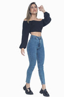 Calça Jeans Feminina Skinny. KDU11221