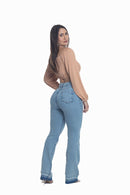 Calça Jeans Feminina Boot Cut . KDU11225
