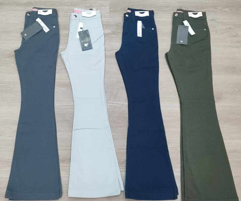 Calça Flare Sarja Feminina KDONNA11741