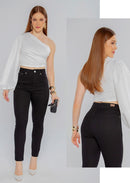 Calça Sarja Feminina Cropped KDORI11748