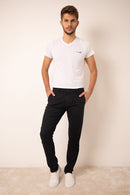 Calça Sarja Color Masc Bolso Faca KDU3006