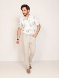 Calça Masculina Casual Slim com Elastano KDU3039