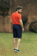 Bermuda Jeans Masculina Corte Slim com Elastano. KDORI74004