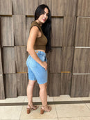 Bermuda Feminina Pedal C/ Elastano KDORI14020S