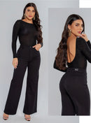 Calça Feminina Sarja Wide Leg KDORI11757