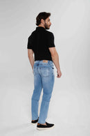 Calça Jeans Masc Regular Azul Jeans. KDORI32018