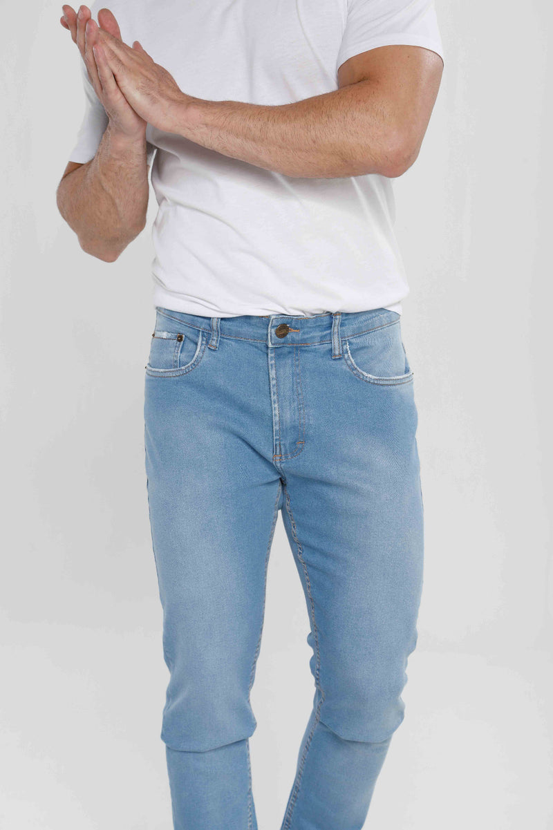 Calça Jeans Azul Clara Skinny Masc. KDORI32017