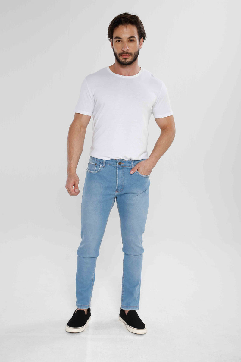 Calça Jeans Azul Clara Skinny Masc. KDORI32017
